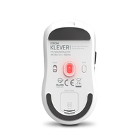 KROM KLEVER Raton gaming superligero wireless Blco NXKROMKLEVERWH