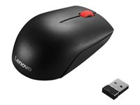 Lenovo Essential Compact - ratón - 2.4 GHz - negro