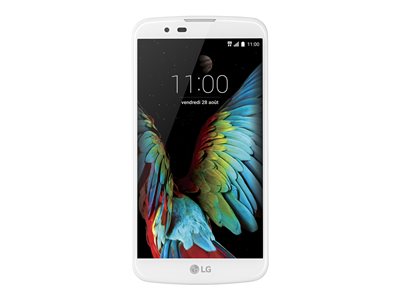  LG  K10 K420N - blanco - 4G smartphone - 16 GB - GSMLGK420N.AESPWH