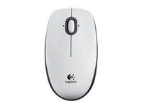 Logitech B100 - ratón - USB - blanco 910-003360