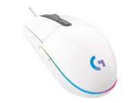 Logitech Gaming Mouse G102 LIGHTSYNC - ratón - USB - blanco 910-005824