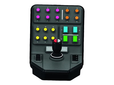 Logitech Side Panel - controlador de simulador de vuelo - cableado - 945-000014 : Almacen