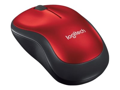  LOGITECH  M185 - ratón - 2.4 GHz - rojo910-002237