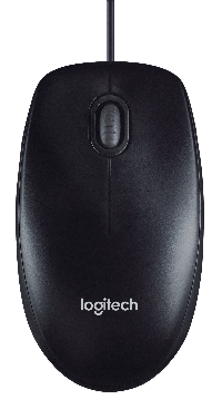 Logitech M90 ratón óptico 1000dpi USB negro 910-001793