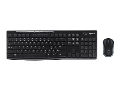  LOGITECH  MK270 Wireless Combo - juego de teclado y ratón - Internacional de EE. UU. Dispositivo de entrada920-004509