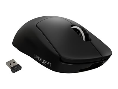  LOGITECH  PRO X SUPERLIGHT Wireless Gaming Mouse - ratón - LIGHTSPEED - negro910-005881