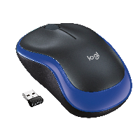 Logitech Ratón Inalámbrico M185 Azul 910-002236
