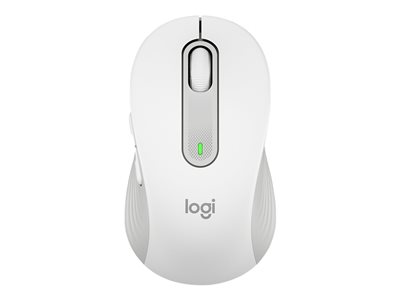  LOGITECH  Signature M650 L LEFT - ratón - tamaño grande - 2.4 GHz, Bluetooth - blanco hueso910-006240