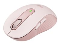Logitech Signature M650 - ratón - Bluetooth, 2.4 GHz - rosa 910-006254