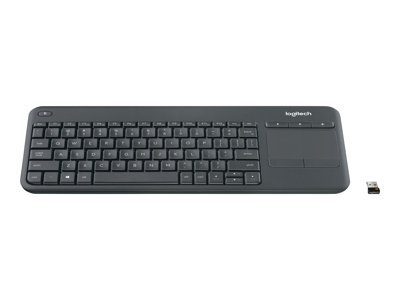  LOGITECH  Wireless Touch Keyboard K400 Plus - teclado - inglés Dispositivo de entrada920-007143
