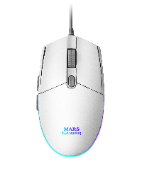 Mars Gaming Ratón MMG 3200dpi RGB FLOW Blanco MMGW