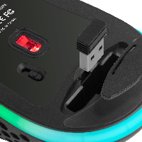 MARS GAMING Raton Inalámbrico MMW3  79G  Black MMW3