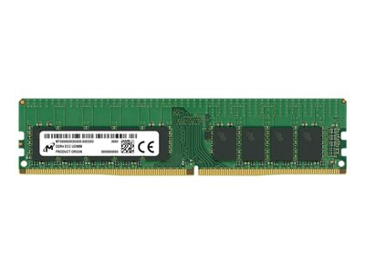  MICRON  - DDR4 - módulo - 16 GB - DIMM de 288 contactos - 3200 MHz / PC4-25600 - sin búferMTA9ASF2G72AZ-3G2B1
