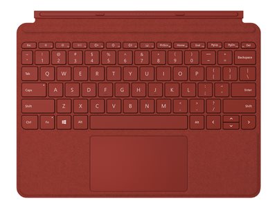  MICROSOFT  Surface Go Type Cover - teclado - con panel táctil, acelerómetro - español - rojo amapolaKCS-00095