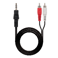 Nanocable Cable Audio, Jack 3.5/M-2xRCA/M 1,5 M 10.24.0301
