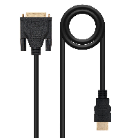 Nanocable Cable DVI/HDMI DVI18+1/M-HDMI A/M,1.8 M 10.15.0502