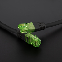 Nanocable Cable RJ45 Cat.6 UTP CCA 30cm Negro 10.20.1400-L30-BK
