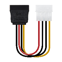 Nanocable Cable SATA, Molex M-SATA/H, 16cm 10.19.0205-OEM