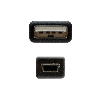 Nanocable Cable USB 2.0 A-miniB 5p 1.8 M 10.01.0402