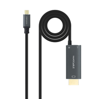 Nanocable Cable USB-C/M-HDMI 2.1+USB-C/H PD 1.8 M 10.15.5182