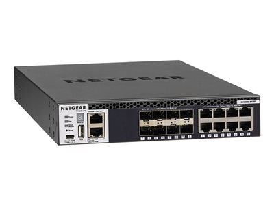  NETGEAR  M4300-8X8F - conmutador - 16 puertos - Gestionado - montaje en rackXSM4316S-100NES