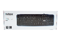 Nilox Teclado Compacto NXKBE000002 Usb Negro NXKBE000002