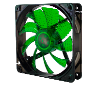 NOX Ventilador Nox Coolfan 120 LED/ 12cm/ Verde NXCFAN120LG