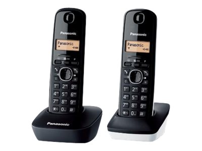  PANASONIC  - teléfono inalámbrico con ID de llamadas + auricular adicionalKX-TG1612SP1