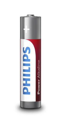 PHILIPS Pack de 4 Pilas AAA Philips LR03P4B/10/ 1.5V/ Alcalinas LR03P4B/10