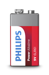 PHILIPS Pila Alcalina Philips 6LR61P1B/10/ 9V 6LR61P1B/10