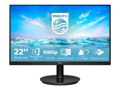  PHILIPS  V-line 221V8 - monitor LED - Full HD (1080p) - 22