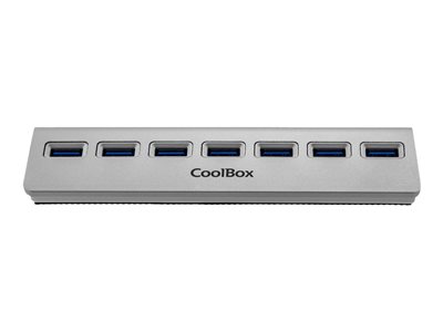  Power Case CoolBox ALU3 - hub - 7 puertosCOO-HU7ALU3