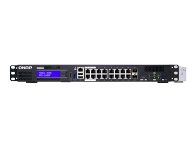  QNAP  QGD-1600P - conmutador - 16 puertos - inteligente - montaje en rackQGD-1600P-4G