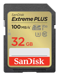 Sandisk EXTREME PLUS 32GB SDHC MEMORY  MEMCARD 2-PACK 100MB/S 60MB/S UHS-I SDSDXWT-032G-GNCI2