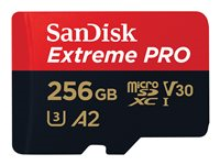 SanDisk Extreme Pro - tarjeta de memoria flash - 256 GB - microSDXC UHS-I SDSQXCD-256G-GN6MA