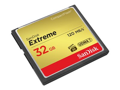  SANDISK  Extreme - tarjeta de memoria flash - 32 GB - CompactFlashSDCFXSB-032G-G46