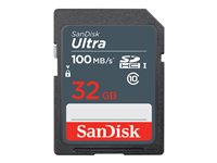 SanDisk Ultra - tarjeta de memoria flash - 32 GB - SDHC UHS-I SDSDUNR-032G-GN3IN