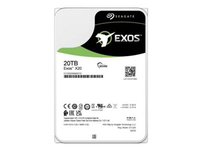  SEAGATE  Exos X20 ST20000NM007D - disco duro - 20 TB - SATA 6Gb/sST20000NM007D