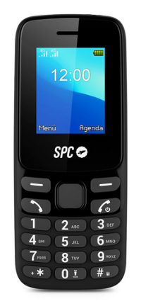 SPC 2340N Talk 2 4G Telefono Movil BT FM Negro 2340N