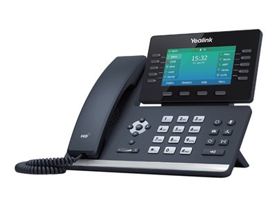  SPC Yealink SIP-T54W - teléfono VoIP - con interfaz de Bluetooth con ID de llamadas - de 3 vías capacidad de llamadasT54W