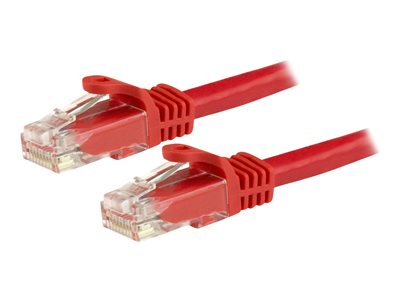  STARTECH.COM  1.5m CAT6 Ethernet Cable, 10 Gigabit Snagless RJ45 650MHz 100W PoE Patch Cord, CAT 6 10GbE UTP Network Cable w/Strain Relief, Red, FlukeN6PATC150CMRD