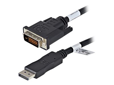  STARTECH.COM  10-Pack 6ft DisplayPort to DVI Cable, DisplayPort 1.2 to DVI-D Video Adapter Cable, 1080p, Passive DP++ to DVI Monitor Converter Cable, DP to DVI Digital Display, Male to Male - Passive DP 1.2 to DVI (DP2DVIMM6X10) - cable adaptador de vídeo - DisplayPort a DVI-D - 1.828 mDP2DVIMM6X10