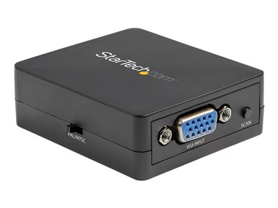  STARTECH.COM  1080p VGA to RCA and S-Video Converter - USB Powered - adaptador de vídeo - VGA/S-Video/vídeo compuestoVGA2VID2