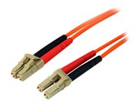 StarTech.com 10m Fiber Optic Cable - Multimode Duplex 50/125 - LSZH - LC/LC - OM2 - LC to LC Fiber Patch Cable - cable de interconexión - 10 m - naranja