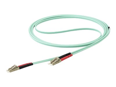  STARTECH.COM  15 m OM4 LC to LC Multimode Duplex Fiber Optic Patch Cable- Aqua - 50/125 - Fiber Optic Cable - 40/100Gb - LSZH (450FBLCLC15) - cable de450FBLCLC15