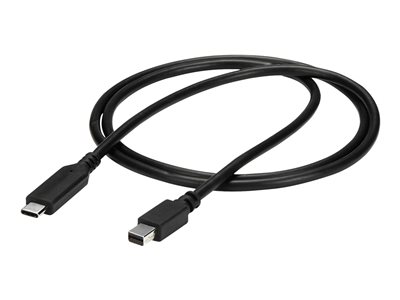  STARTECH.COM  1m / 3.3ft USB-C to Mini DisplayPort Cable - 4K 60Hz - Black - USB 3.1 Type C to mDP Adapter (CDP2MDPMM1MB) - cable DisplayPort - USB-C a Mini DisplayPort - 1 mCDP2MDPMM1MB