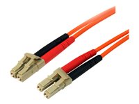StarTech.com 1m Fiber Optic Cable - Multimode Duplex 50/125 - LSZH - LC/LC - OM2 - LC to LC Fiber Patch Cable (50FIBLCLC1) - cable de red - 1 m