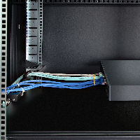 1U RACK CABLE MANAGEMENT BAR - ACCSLACING GUIDE BAR FOR PATCH PANEL 12S-CABLE-LACING-BAR