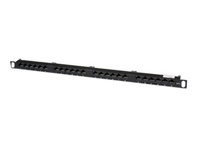  STARTECH.COM  24 Port 0.5U Cat5e Patch Panel - RJ45 Ethernet Rack Mount Cat 5e 110 Patch Panel - Rackmount Network Patch Panel (PANELHU24) - tablero dePANELHU24