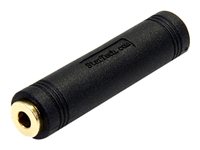 StarTech.com 3.5mm Female to Female Coupler - 3.5mm Audio Coupler - Gold Plated Connectors - Female/Female - Aux Cord Adapter (GCAUD3535FF) - acoplador de audio